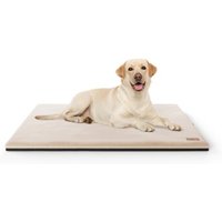 Knuffelwuff Orthopädische kuschelige Hundematte Berrith aus weichem Kaninchen Fellimitat beige M