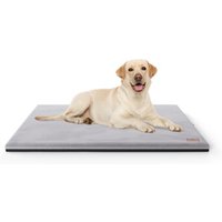 Knuffelwuff Orthopädische kuschelige Hundematte Berrith aus weichem Kaninchen Fellimitat grau XXL