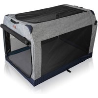 Knuffelwuff faltbare Hundebox Transportbox Denali mit Aluminiumgestell XXL