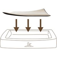 Knuffelwuff kuschelige Einlage Teddy für Hundebett Form: Adventure weiß M-L