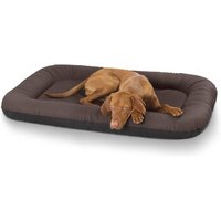 Knuffelwuff Kunstleder Hundebett Jerry braun XXL
