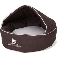 Knuffelwuff Hundehöhle Pumbaa aus Velours braun XL