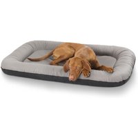 Knuffelwuff Kunstleder Hundebett Jerry grau XXXL