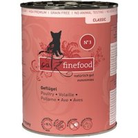 Catz finefood Nassfutter Katze Classic Adult No. 3 Geflügel 6x400 g