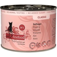 Catz finefood Nassfutter Katze Classic Adult No. 3 Geflügel 6x200 g