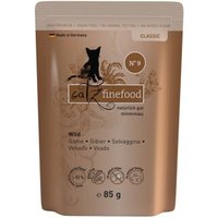 Catz finefood Nassfutter Katze Classic Adult 8x85 g No. 9 Wild