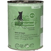 Catz finefood Nassfutter Katze Classic Adult No. 15 Huhn und Fasan 6x400 g