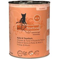 Catz finefood Nassfutter Katze Classic Adult No. 25 Huhn und Thunfisch 12x400 g