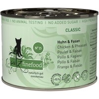 Catz finefood Nassfutter Katze Classic Adult No. 15 Huhn und Fasan 6x200 g
