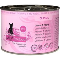 Catz finefood Nassfutter Katze Classic Adult No. 19 Lamm und Pferd 6x200 g