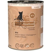 Catz finefood Nassfutter Katze Classic Adult No. 9 Wild 6x400 g