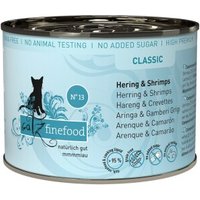 Catz finefood Nassfutter Katze Classic Adult No. 13 Hering und Shrimps 12x200 g