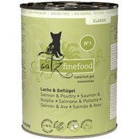 Catz finefood Nassfutter Katze Classic Adult No. 5 Lachs 6x400 g