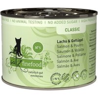 Catz finefood Nassfutter Katze Classic Adult No. 5 Lachs 24x200 g