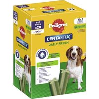 Pedigree Zahnpflege Dentastix Fresh Multipack 28 Stück für mittelgroße Hunde