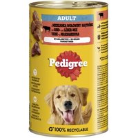 Pedigree Nassfutter Hund Adult, in Gelee, Rind 12x1,2 kg