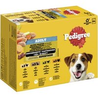 Pedigree Nassfutter Hund Adult, Multipack, Geflügel-Selektion, in Sauce 12x100 g
