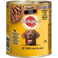 Pedigree Nassfutter Hund Adult, Cuisine, in Sauce 12x800 g Kaninchen