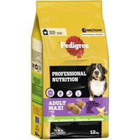 Pedigree Professional Nutrition Adult Maxi >25kg mit Geflügel und Gemüse 12 kg