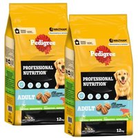 Pedigree Professional Nutrition Adult Rind und Gemüse 2x12 kg