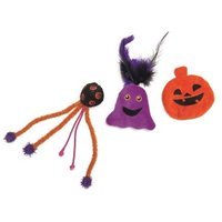 Beeztees Kuscheltier Halloween Buuh 3 Stück