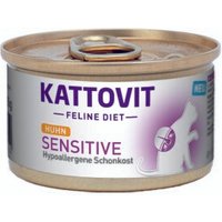 KATTOVIT Feline Diet Nassfutter Katze Sensitive Adult 12x85 g Huhn
