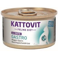 KATTOVIT Feline Diet Nassfutter Katze Gastro Adult Ente 12x85 g