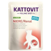 KATTOVIT Feline Diet Nassfutter Katze Niere/Renal Adult Pute 24x85 g