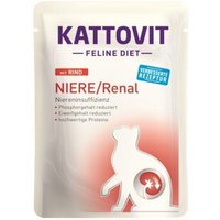 KATTOVIT Feline Diet Nassfutter Katze Niere/Renal Adult Rind 24x85 g