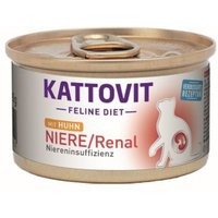 KATTOVIT Feline Diet Nassfutter Katze Niere/Renal Adult Huhn 12x85 g