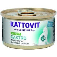 KATTOVIT Feline Diet Nassfutter Katze Gastro Adult Pute 12x85 g