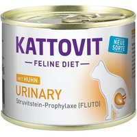 KATTOVIT Feline Diet Nassfutter Katze Urinary Adult Huhn 12x185 g