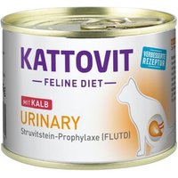 KATTOVIT Feline Diet Nassfutter Katze Urinary Adult Kalb 12x185 g