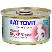 KATTOVIT Feline Diet Nassfutter Katze Niere/Renal Adult Lamm 12x85 g