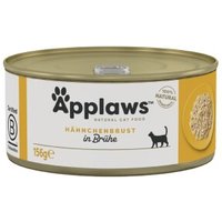 Applaws Nassfutter Katze Adult in Brühe Hühnerbrust 48x156 g