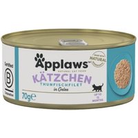 Applaws Nassfutter Kitten in Gelee Thunfisch 24x70 g