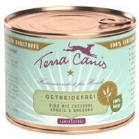 Terra Canis Getreidefrei Adult 12x200g Rind mit Zucchini, Kürbis und Oregano