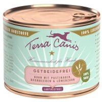 Terra Canis Getreidefrei Adult 12x200g Huhn mit Pastinaken, Brombeeren und Löwenzahn