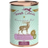 Terra Canis Getreidefrei Adult 6x400g Wild mit Kartoffeln, Apfel und Preiselbeeren