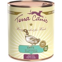 Terra Canis Classic Adult 6x800g Ente mit Naturreis, Birne und Sesam