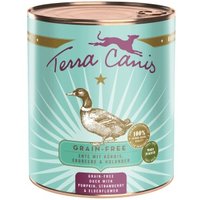 Terra Canis Nassfutter Hund Getreidefrei Adult Ente 6x800 g