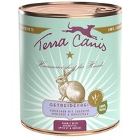 Terra Canis Getreidefrei Adult 6x800g Kaninchen mit Zucchini, Aprikose und Borretsch