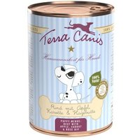 Terra Canis Welpe 6x400g Rind mit Apfel, Karotte und Hagebutte
