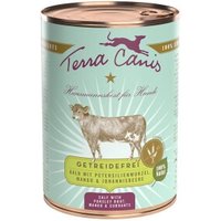 Terra Canis Getreidefrei Adult 6x400g Kalb mit Petersilienwurzel, Mango und Johannisbeere