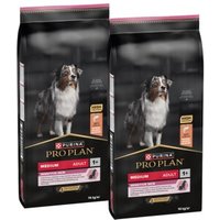 PRO PLAN Adult Medium Sensitive Skin 2x14 kg