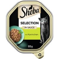 Sheba Selection in Sauce 22x85 g mit Kaninchenhäppchen