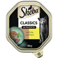 Sheba Classics in Pastete 22x85g mit Ente und Huhn