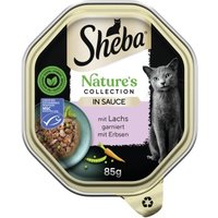 Sheba Nature´s Collection 22 x 85g in Sauce Lachs mit Erbsen