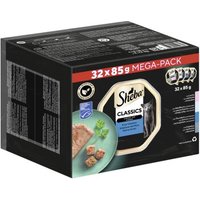 Sheba Mega-Pack Classics in Pastete Fisch Variation 32x85g