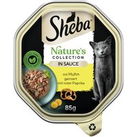 Sheba Nature´s Collection 22 x 85g in Sauce Huhn mit Paprika